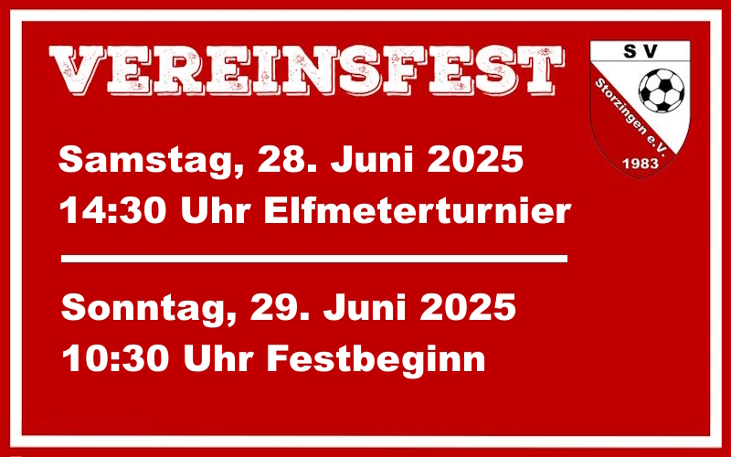 SV Vereinsfest 28+29.06.2025
