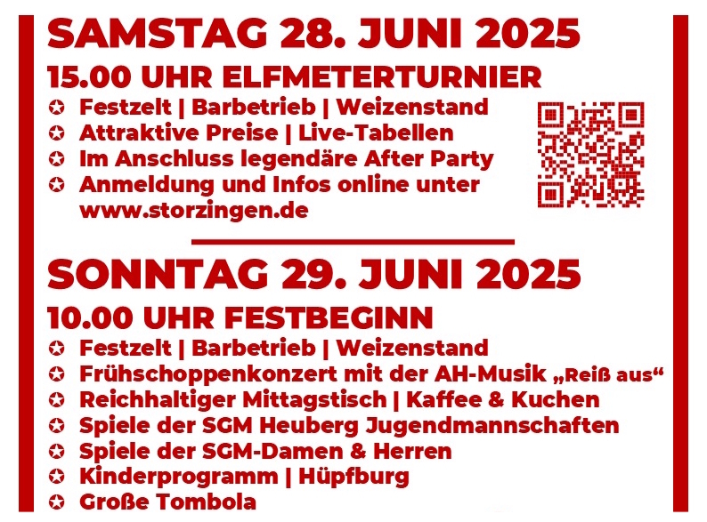 SV Vereinsfest 28+29.06.2025