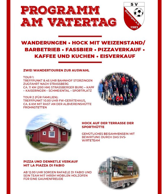Vatertagsfest 29. Mai 2025