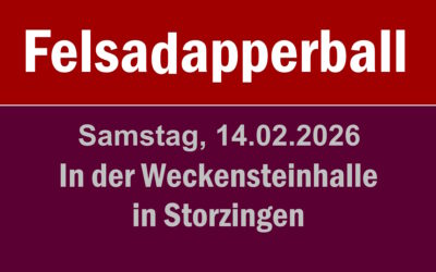 Felsadapperball 14.02.2026