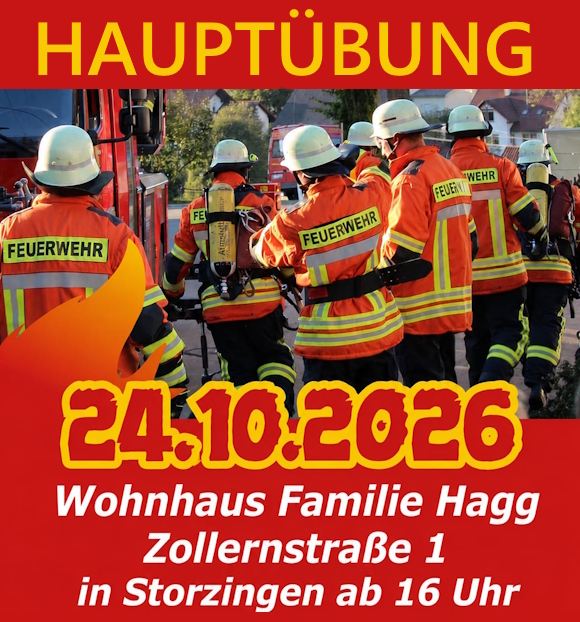 Feuerwehr Hauptübung 24.10.2026